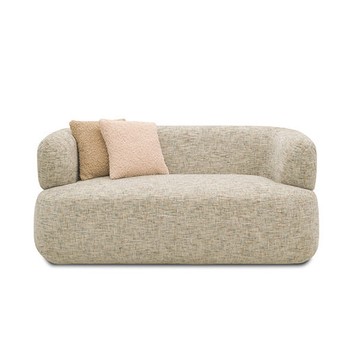 800012-2-sitzer mit dem Stoff Scott in der Farbe beige-grau.